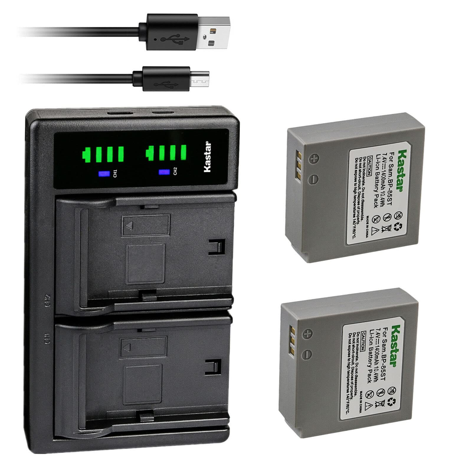 Amazon.com: Kastar 2-Pack IA-BP85ST Battery and LTD2 USB Charger